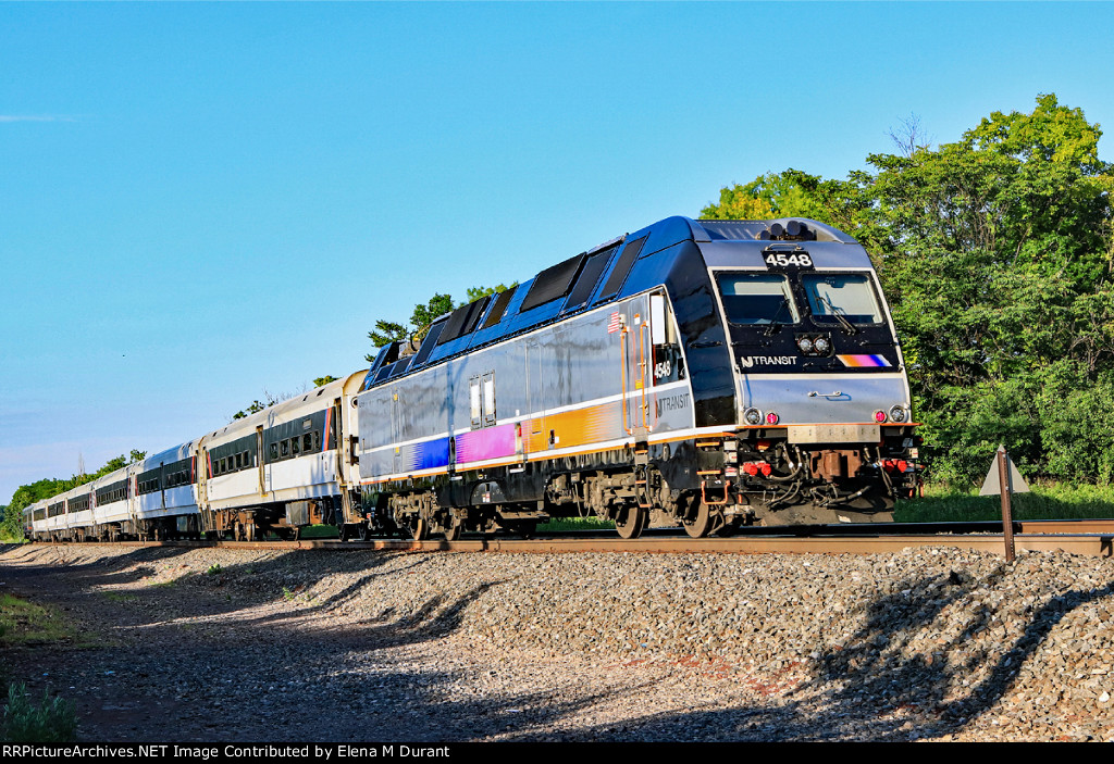 NJT 4548 on train 5530